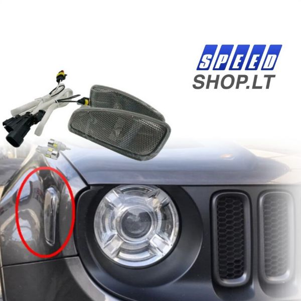 JEEP Renegade tamsinti posūkiai